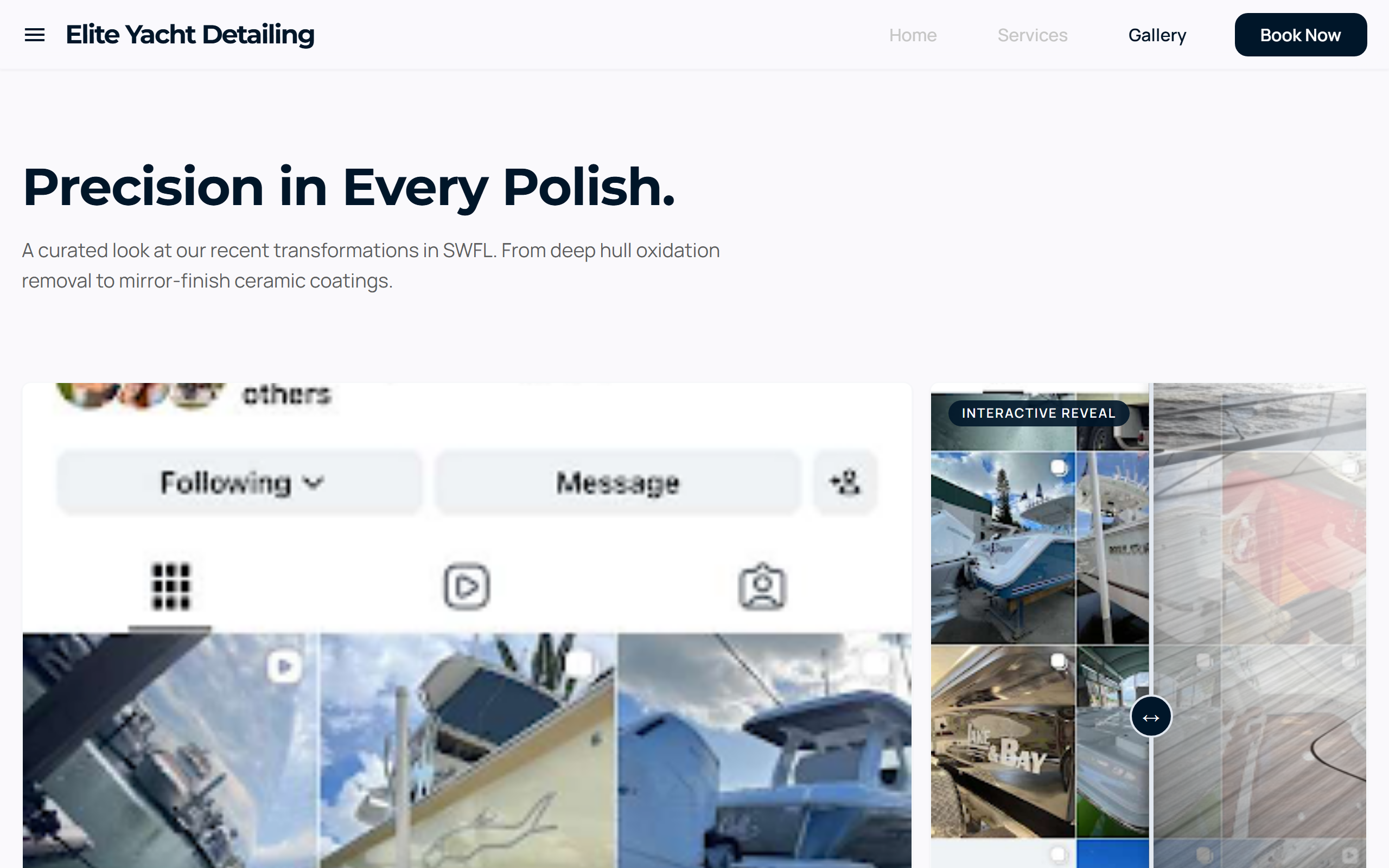 Elite Yacht Detailing fleet gallery — 400+ vessels serviced
